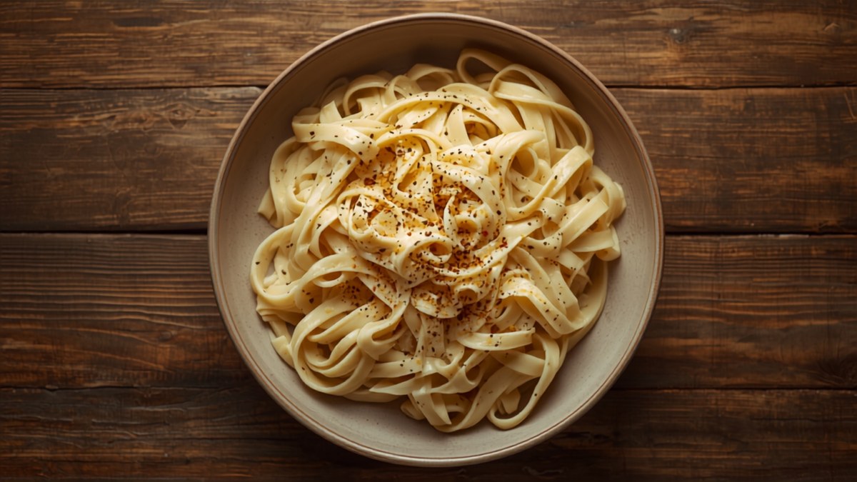 A bowl of spaghetti alla carbonara