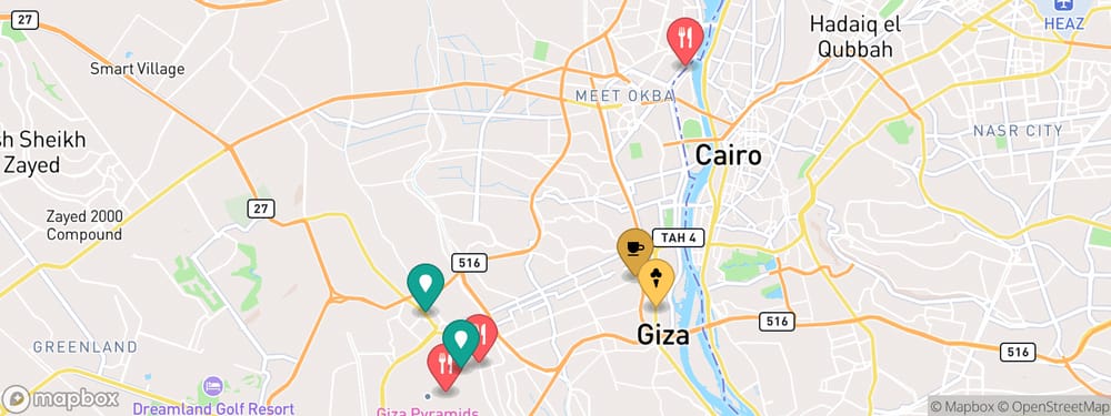 Map of Giza & Pyramids